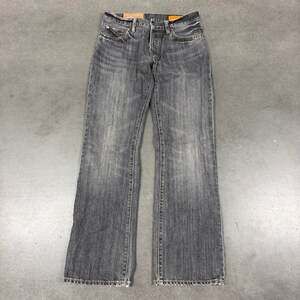 Gap 1969 Low Rise Bootcut Jeans Womens 28x29 Faded Grey Y2K Denim